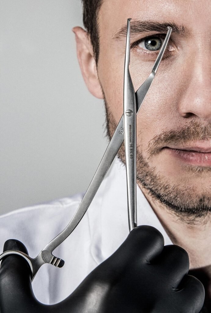 surgeon, man, black gloves, doctor, medical, portrait, medic, face, head, mikulicz clamp forceps, clamp forceps, forceps, surgeon, surgeon, surgeon, surgeon, doctor, medical, forceps, forceps, forceps, forceps, forceps